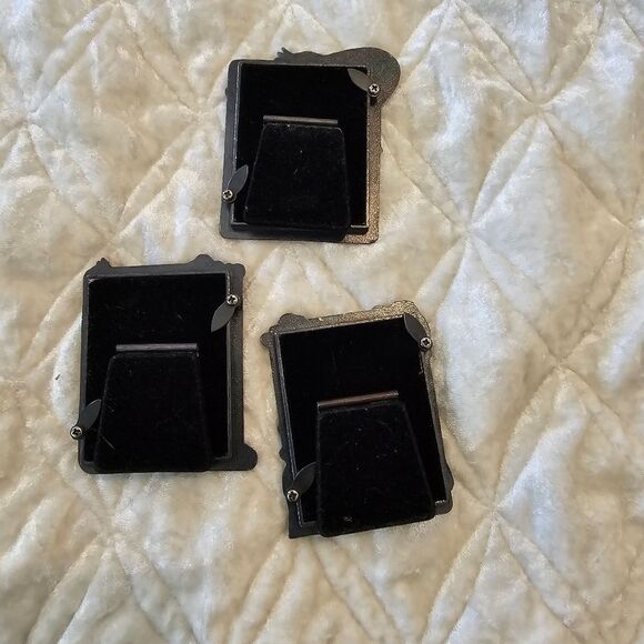 Vintage Pewter Frames Cat Played The Fiddle & Humpty Dumpty  Set Of 3 - Picture 5 of 5